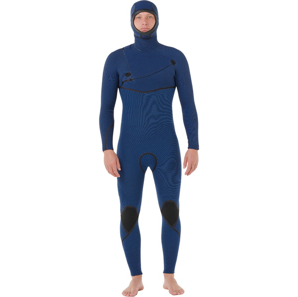 2026 Rip Curl Mens E-Bomb 5/4mm Zip Free Hooded Wetsuit 17IMFS - Black